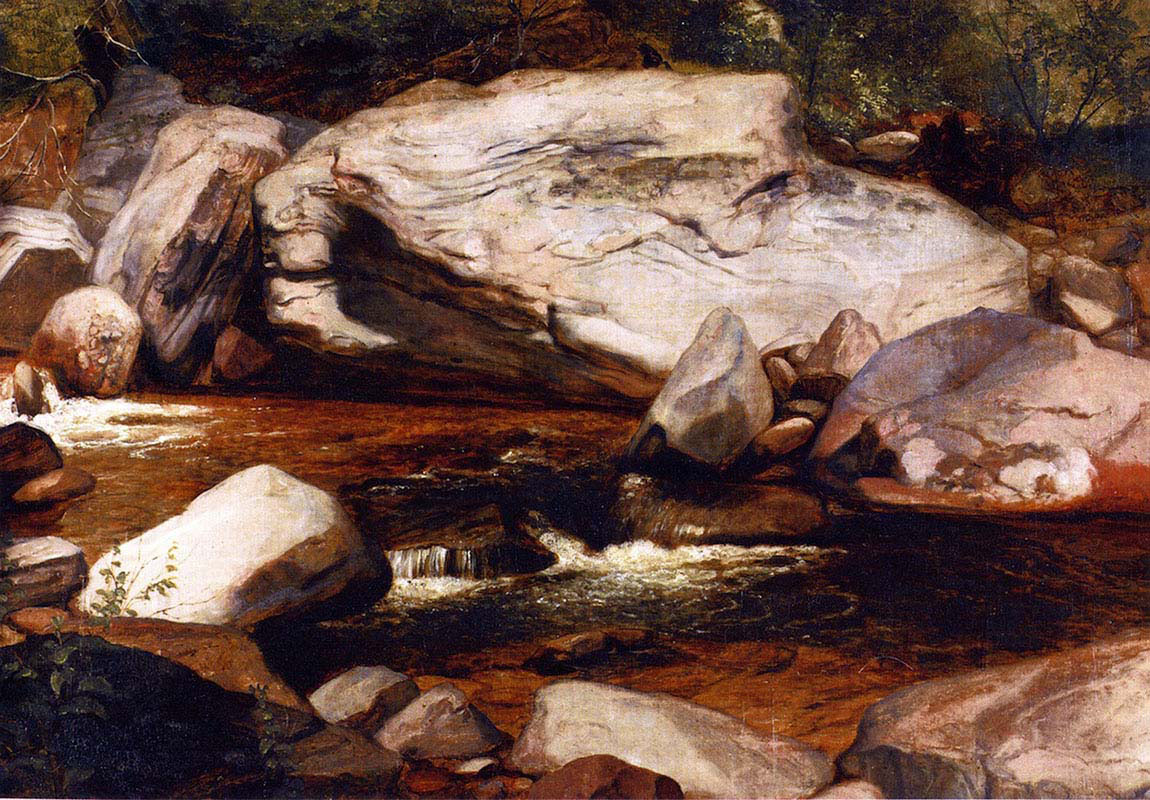 Landscape-Creek and Rocks